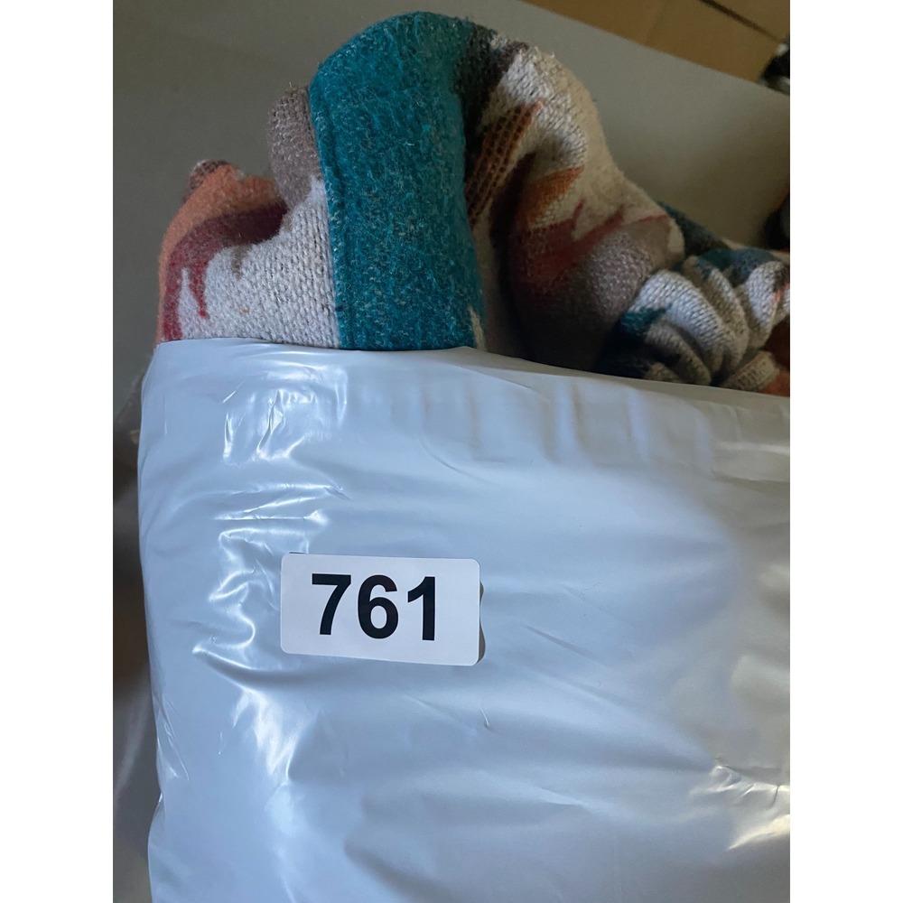 Women's Hoodie XL Southwestern Aztec Teal Rust Quarter Zip Pullover Cotton Blend - Picture 11 of 11